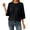 Black, variant on CAIXIA Lightweight Sweaters For Women Crewneck 3/4 Sleeve Loose Slim Long Sleeve Pullover Tops Thin Basic Clothes Layering Shirts Work Outfits Fall Winter Clothes,Pink