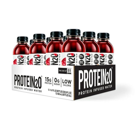 Protein2o Protein Infused Water, Wild Cherry, 15g Protein, 12