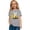 Grey, variant on Toddler Girls' Short Sleeve Crew Neck Tee T-Shirt Easter Graphic Print Tee Top Size 2-3T , Blue