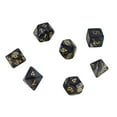 thumbnail image 1 of Maoww 7pc/Set Digital Game Dice Fun RPG Multi-Sided Resin Polyhedral Sides Dices, 1 of 1