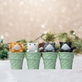 thumbnail image 4 of 4 Uds Figuras de gatos Zulema modelo figuritas en miniatura animales juguetes educativos Verde, 4 of 7