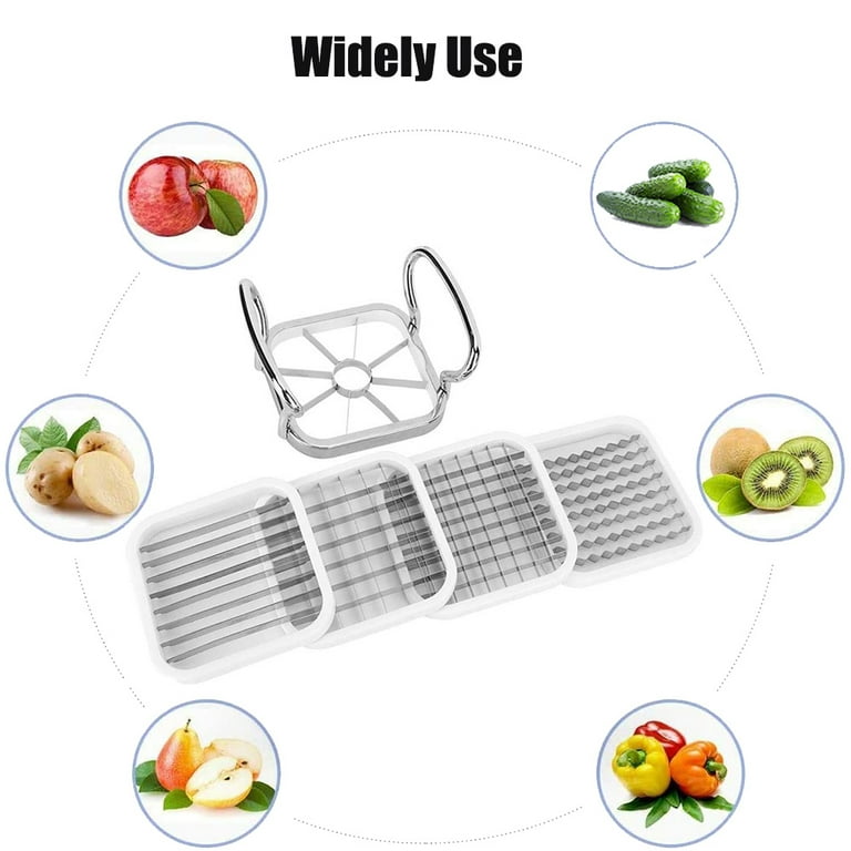 Portable Stainless Steel Cup Slicer Set Fruit And Vegetable Tool
