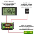 thumbnail image 3 of 20A 12V/24V Auto Solar Charge Controller with PWM 3-Stage Management, Dual 5V USB Ports, LCD Display, Industrial Microcontroller, Power-Off Memory, Double Key Operation & Multiple Protections, 3 of 7
