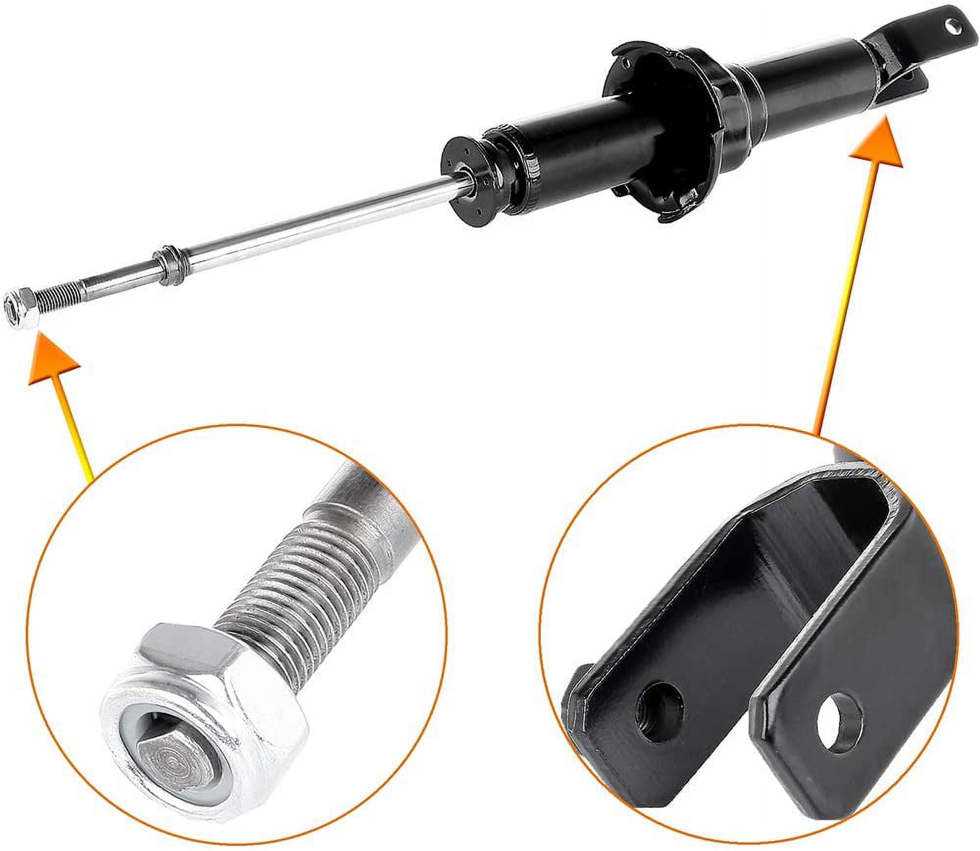 Shocks Struts,ECCPP Rear Pair Struts Shock Absorbers Kits Fit for 1996 1997 1998 1999 2000 for Honda Civic Compatible with 341198 71292 Shocks