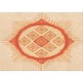 thumbnail image 1 of Ahgly Company Indoor Rectangle Patterned Golden Blonde Gold Area Rugs, 7' x 10', 1 of 6