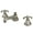 Brushed Nickel, variant on Kingston Brass KS4465TX 8 in. Widespread Bathroom Faucet, Oil Rubbed Bronze