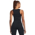 thumbnail image 2 of Women's Under Armour Train Seamless Tank Top Color: Black Size: X SMALL, 2 of 4