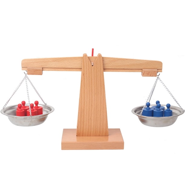 Juguete para , Juguete Montessori, Juego de Equilibrio Matemático Portátil, Juguete Matemático para Regalo de Cumpleaños, Suministros para Dormi