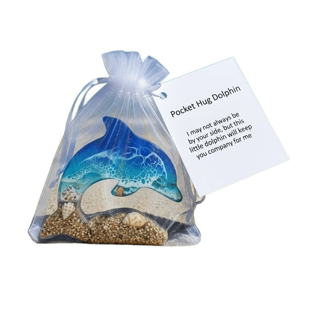 F Ocean Animal Pocket Hug Gift Keychain Small Comfort Token For Friends Family Kids Emotional Support Gift Idea For Carry Anytime Mini Encouragement Present