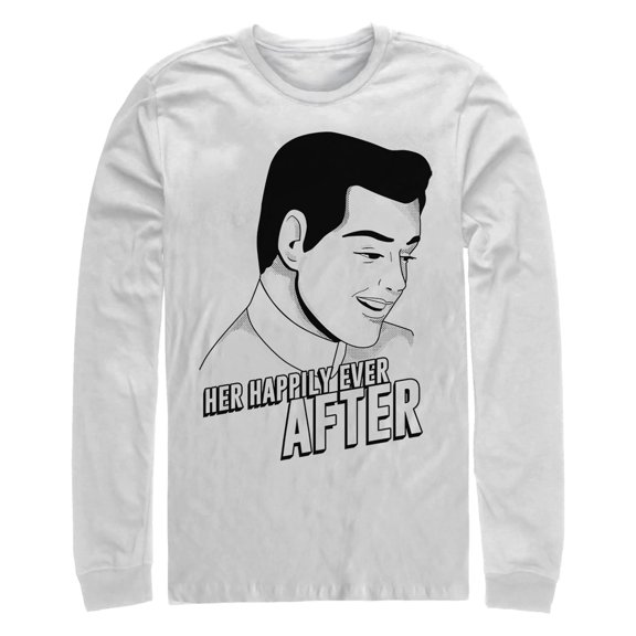 Men's Cinderella Prince Charming Happily Ever After Long Sleeve Shirt