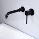 thumbnail image 1 of grifo de pintura de latón negro, mezclador de baño de pared, grifos de lavabo de pared, grifo de lavabo de pared para baño o lavaboNegro JM MX-0138804FYD, 1 of 3