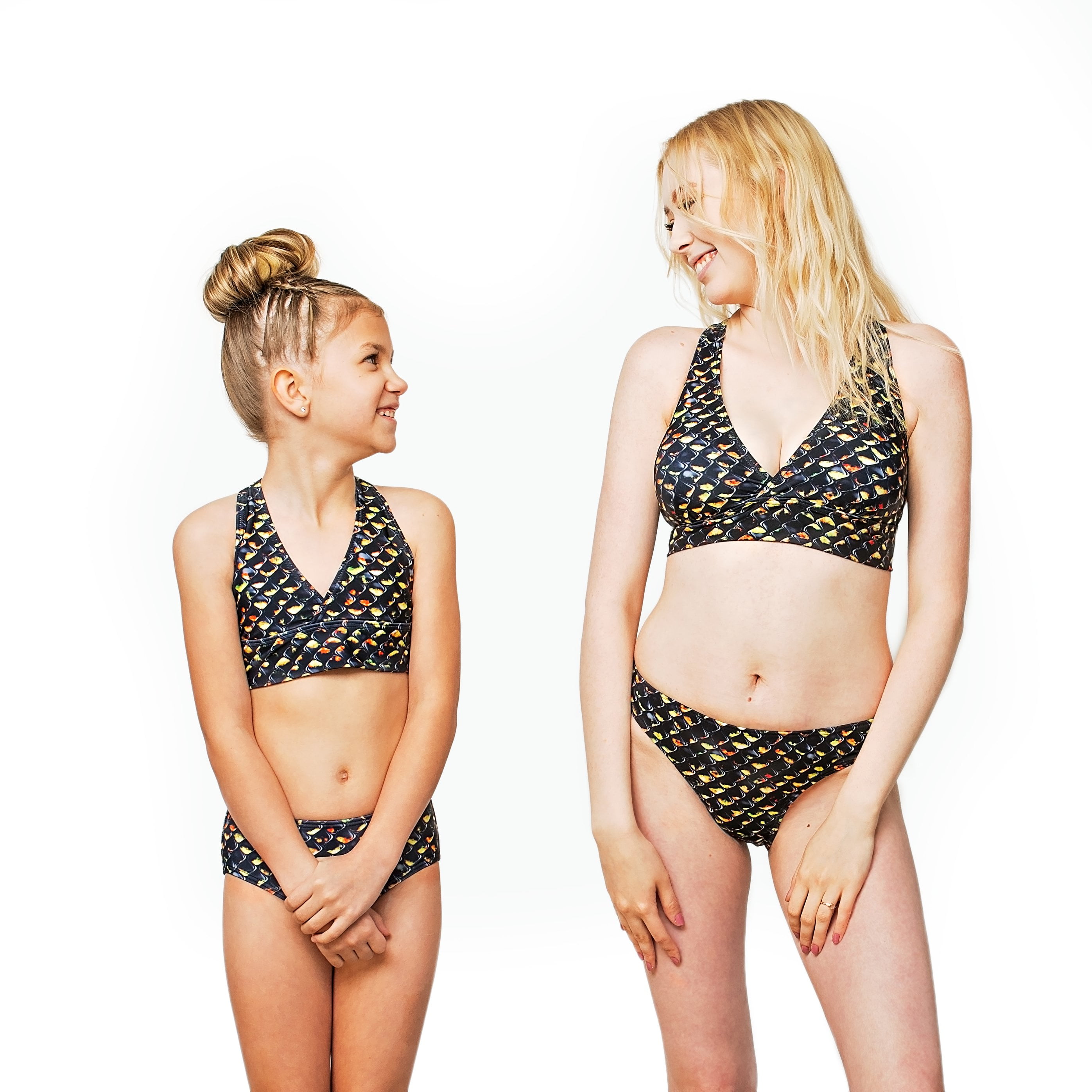Girls 4-16 SO® Mermaid Flounce Bikini Top, Bottoms, & Skirt Tail
