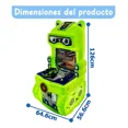 thumbnail image 2 of Máquina Recreativa Infantil, Cabina que Funciona con Monedas, Simulador de Conducción, 126 × 64,6 × 56,6 cm (Verde), 2 of 5