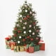 thumbnail image 5 of 34 piezas de adornos colgantes para árbol de Navidad, suministros para fiestas, bolas de plástico para colgar en la puerta., 5 of 6