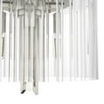 thumbnail image 3 of Hunter - Gatz 4-light Brushed Nickel, Medium Size Flush Mount Light, Dimmable, Modern Style, Round Shaped, for Bedrooms, Dining, Living Rooms - 19691, 3 of 5