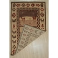 thumbnail image 3 of EORC Beige Hand Knotted Wool Traditional Modern Knot  Rug, 6' x 9', 3 of 4