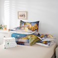 thumbnail image 6 of jejeloiu Cute Christmas Snowman Twin Bedding Sets 7-Piece,Marry Xmas Bedding Comforter Set,Happy New Year Sheet Sets For Child,Microfiber Bedroom Decor Reversible, 6 of 8