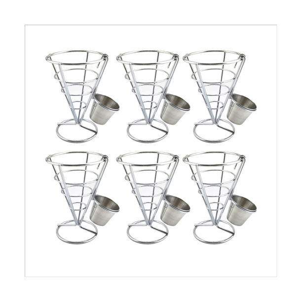 French Fries Basket Single Head French Fries Rack 6 Pieces of French ...