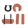 thumbnail image 2 of Dualoai Face Cradle with Pillow for Massage Table Soft Complete Set Massage Headrest brown, 2 of 8