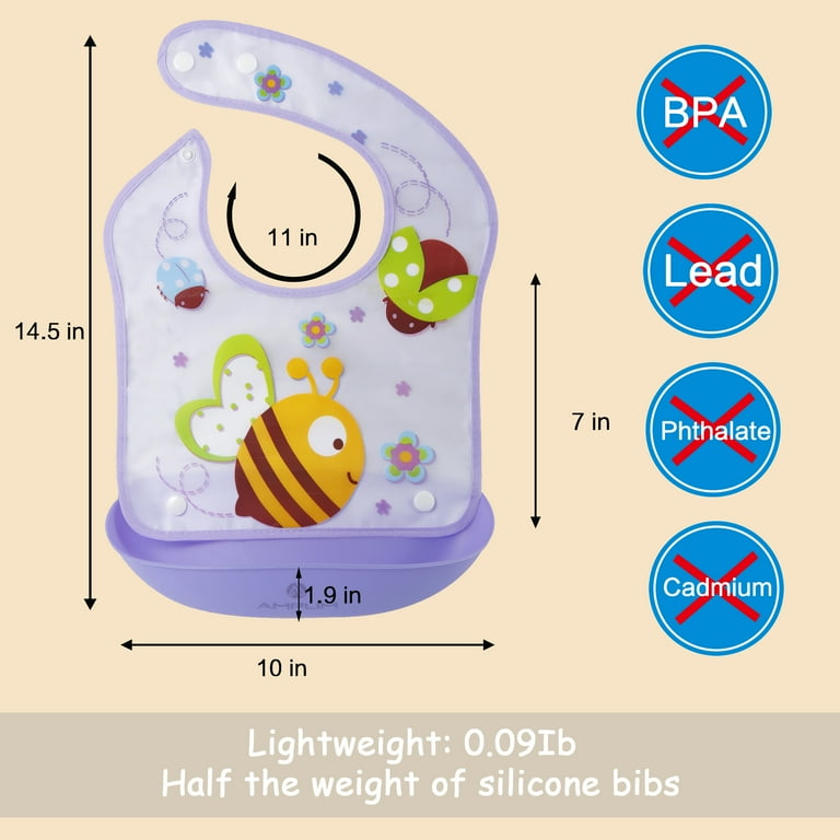 Plastic bibs online for toddlers