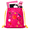 Pink, variant on Lightweight Drawstring Bag for School, Gym & Swimming, Water-Resistant Sports Backpack for Pool, Travel & Daily Activities, Blue Ocean Print