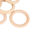 thumbnail image 4 of 12Pcs Wooden Rings 6 Different Sizes Natural Wood Rings Unfinished Wooden Rings for Crafts Macrame Jewelry Making 6 Sizes Set, 4 of 4