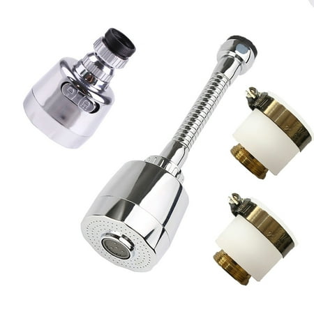 

wendunide kitchen gadgets 4pcs Flexible Faucet Sprayer Turbo Flex 360 Sink Faucet Sprayer Jet B