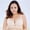 Beige, variant on KIHOUT Bra For Women Women Solid Lace Push-up Bra Receive Side Wirefree Bra Underwear