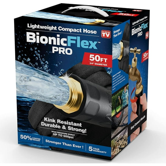 Bionic Flex Pro Flexible Garden Hose Weatherproof Kind Free Water Hose 50 Ft