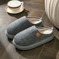 thumbnail image 3 of Zhanying Heated Slippers for Men, Thick Sole Men'S Indoor Slippers for Cold Weather Cozy Home Footwear with Non-Slip Design and Comfortable Fit, 3 of 3