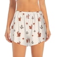 thumbnail image 4 of Lsque Cute Squirrel Printed Women's Running Shorts with Liner Pockets,Elastic Quick Dry Workout Athletic Gym Yoga Shorts,Womens High Waist Shorts-X-Large, 4 of 9