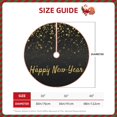 thumbnail image 2 of Sikiie Happy New Year Christmas Tree Skirt, Christmas Tree Decorations, Christmas Decor, Tree Mat Decoration(30-48IN)-48", 2 of 6