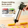 thumbnail image 3 of Presse à Biscuits en Acier Inoxydable, Nouvelle Presse à Biscuits 2026 pour la Cuisson, Kit de Presse à Biscuits avec 8 Pointes à Glaçage et 13 Disques à Biscuits pour la Cuisson en Cuisine (Rouge), 3 of 9