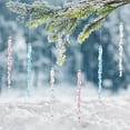 thumbnail image 4 of LYINGF 12pcs Colorful Acrylic Icicle Christmas Ornaments Set - Hanging Ice Stick and Drop Decorations for Creating a Winter Atmosphere, Shimmering Tree and Window Display Accents, 4 of 6