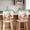 Green, variant on Mushroom Fox Chair Back Cover for Dining Room, Green Leaf Butterfly Red Retro Plant Removable Kitchen Chair Slipcovers, Washable Seat Protector for Restaurant Party Banquet Wedding Décor