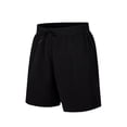 thumbnail image 4 of Pantalones cortos de secado rápido para hombre, pantalones cortos deportivos informales, pantalones de playa de seda fina de hielo para hombre, pantalones grandes, 4 of 5