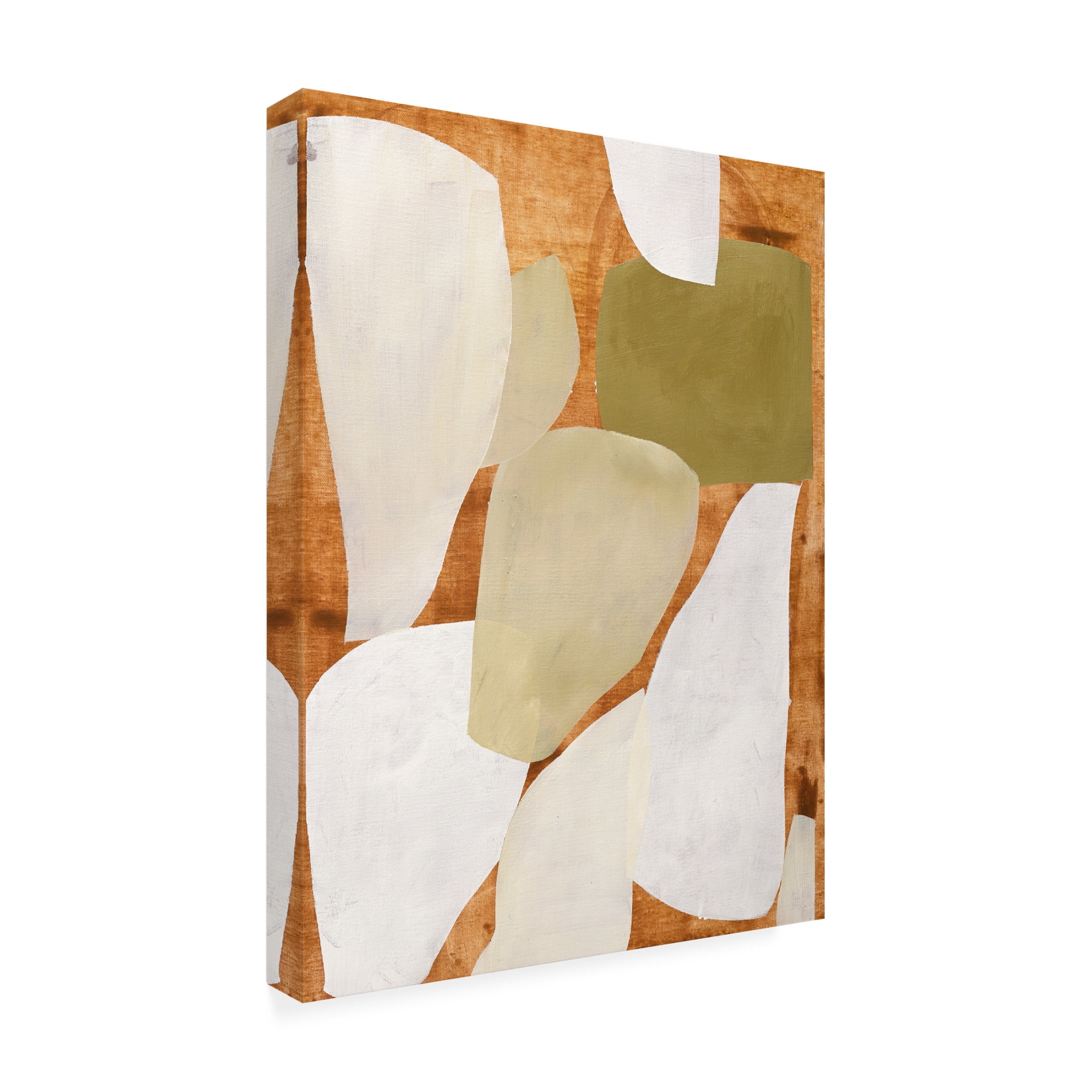 Canvas Wall Art - Design Fabrikken 'Fragments' Wall Art for Living Room, Bedroom, or Office Décor by Trademark Fine Art - 35 x 47 Inches