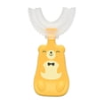 thumbnail image 1 of Children Toothbrush U-Shaped Cartoon Design High Elasticity Effective Deep Cleaning Oral Teeth Brush for Toddlers, 1 of 10