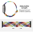 thumbnail image 4 of Bracelet Compatible avec Apple Watch, 38 mm, 40 mm, 41 mm, pour Hommes et Femmes, Bracelet de Montre Élastique Réglable Compatible avec iWatch Series, 4 of 5