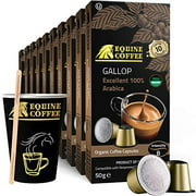 Organic 100 Espresso Pods Nespresso Original Medium Roast Intensity 8