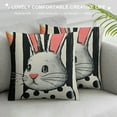 thumbnail image 3 of Qinduosi Easter Pillow Covers of , Easter Decorations for Home Easter Eggs Pillows Decorative Throw Pillow Covers for Farmhouse Spring Easter Decor Indoor Outdoor White, 3 of 5