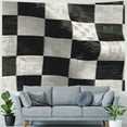 thumbnail image 4 of Orinice Checkered Pattern Tapestry Wall Hanging Unique Style Graphic Tapestries Home Wall Decor Art for Living Room Bedroom Apartment Farmhouse Dorm 60x50inch, 4 of 6