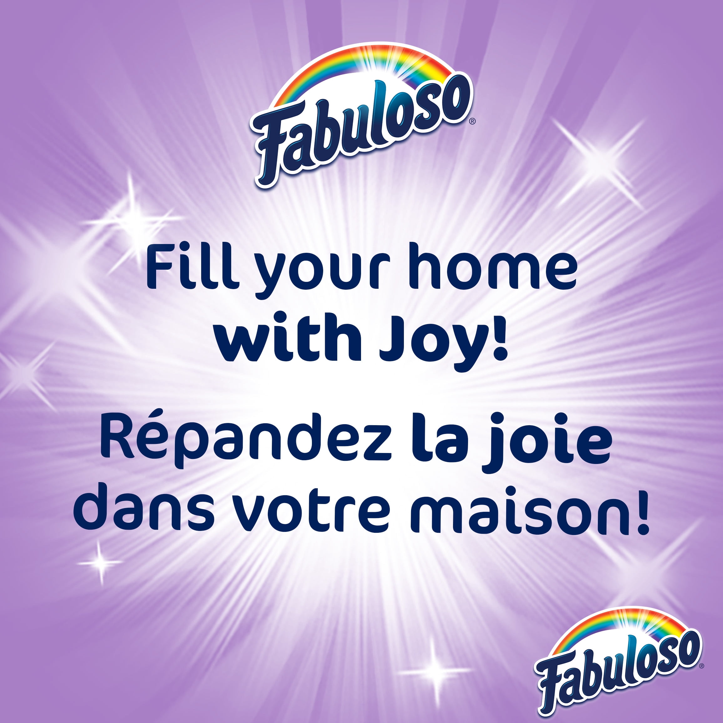 Fabuloso Original Multi-Purpose Cleaner, Powerful Cleaning, Long-Lasting Freshness, No Rinse Floor Cleaner, Lavender Scent, 1.65 L