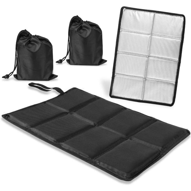 Bluelves Thermo Outdoor Sitzkissen, Faltbares Sitzkissen, Kinder Outdoor Sitzmatte, Wander Sitzunterlage mit Praktischer Tasche für Unterwegs, Stadion Kissen, paquete de 3 Ormromra LKX-0642