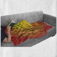 thumbnail image 6 of Autumn Soft Flannel Fleece Throw Blanket, Hand Drawn Fall Landscape with a Words Warm Colored Seasonal Nature Illustration, Cozy Plush for Indoor and Outdoor Use, 70" x 90", Multicolor, by Ambesonne, 6 of 6