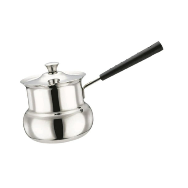 Cafetera turca, calentador de leche, sartén para derretir Chocolate, calentador de , cafetera para restaurante, cocina, Camping y hogar Forma de tambor 540ml