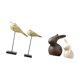 thumbnail image 5 of Juego De Figuras De Animales Modernas Con Esculturas De Pájaros De Madera Y Estatuas De Cerámica Para Escritorio, Dormitorio, Entrada, Mueble De TV Y Decoración De Jardín., 5 of 8