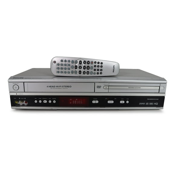Pre-Owned Philips DVP3050V/37 DVD/VCR Combo . Comes with Remote, Manual, and A/V Cables. (Good)