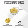 thumbnail image 2 of Uxcell Camera Shutter Button, Concave Surface Shutter Release Buttons Pure Copper Camera Button Gold, 2 of 7