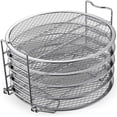 thumbnail image 1 of Dehydrator Rack Stainless Steel Stand Accessories Compatible with Air Fryer Crisp Lid 6 Quart, By SiCheer, 1 of 7
